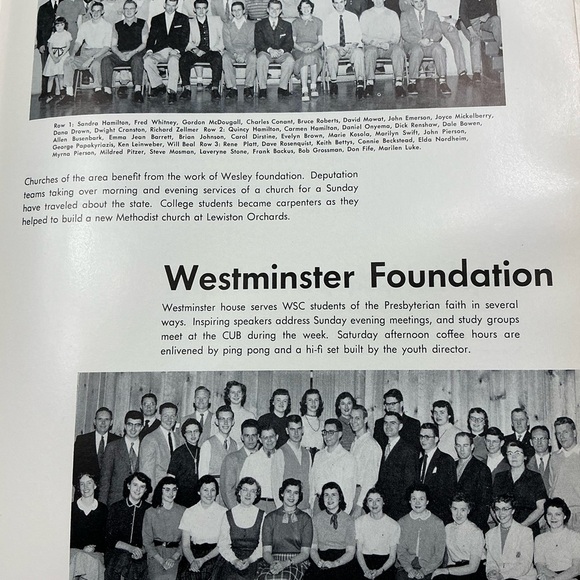 Vintage Washington State College 1955 yearbook USA 383 pages - Picture 2 of 7